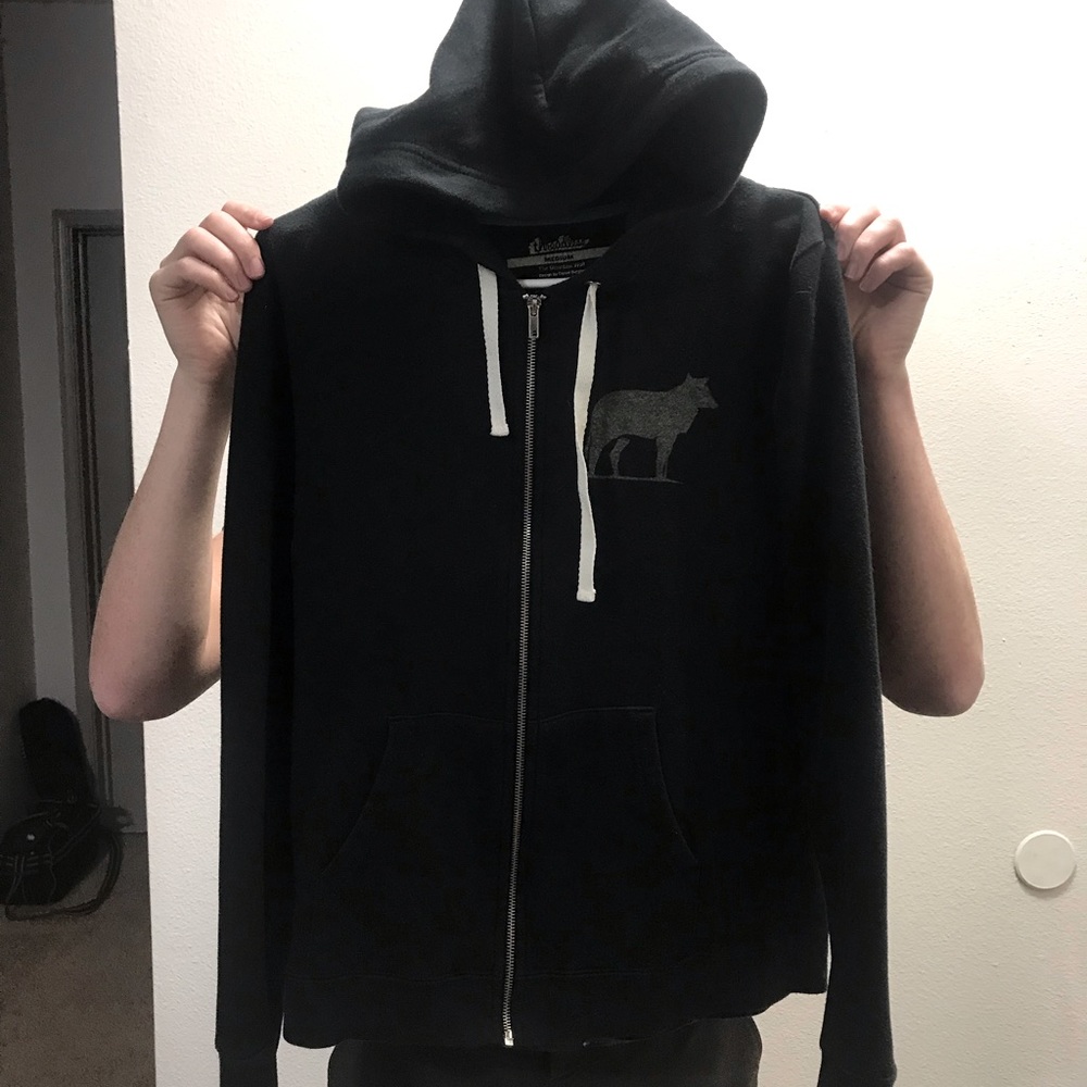 Lone Wolf Zip Up Hoodie